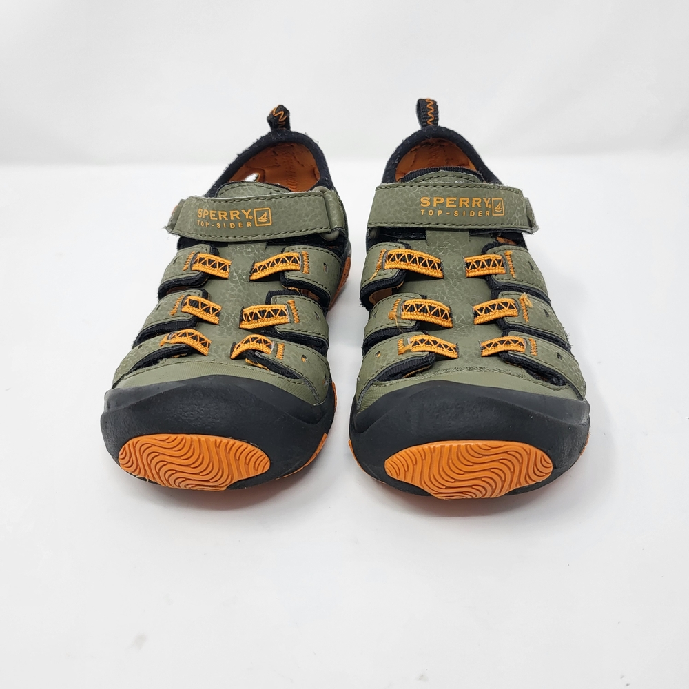 Sperry Kids' Olive Green and Orange Outdoor Sandals